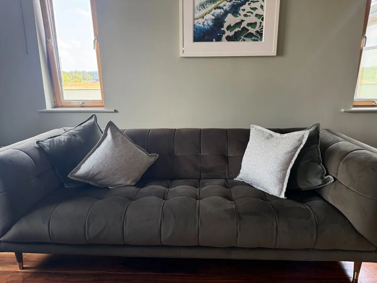 Two 3.5 Seater Couches & Two Armchairs & Footstool - Image 3