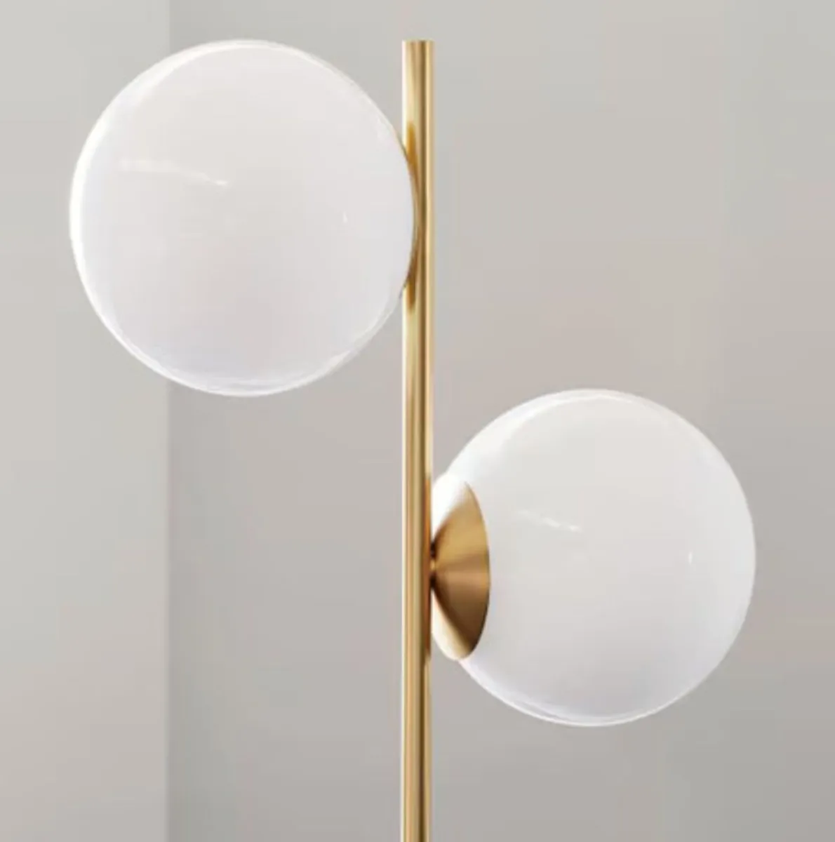 Floor Lamp, gold and white. Considered by Helen Ja - Image 2