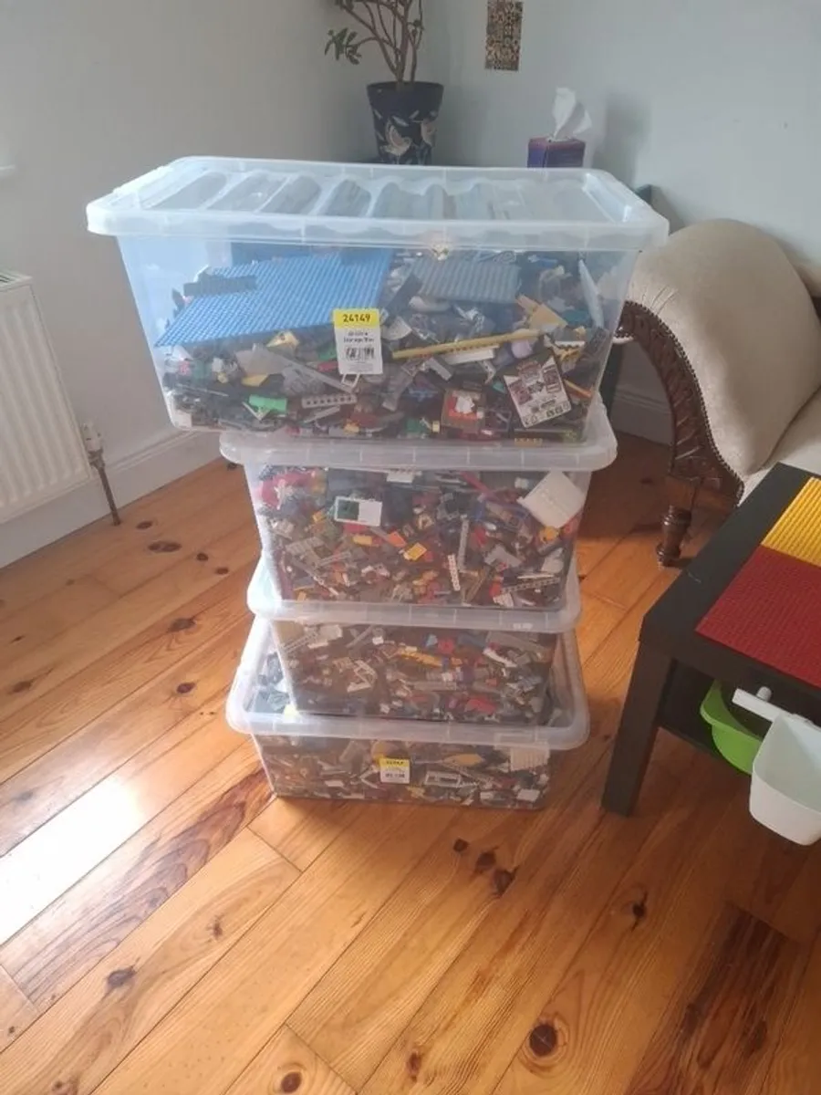 Lego and Lego Table - Image 1