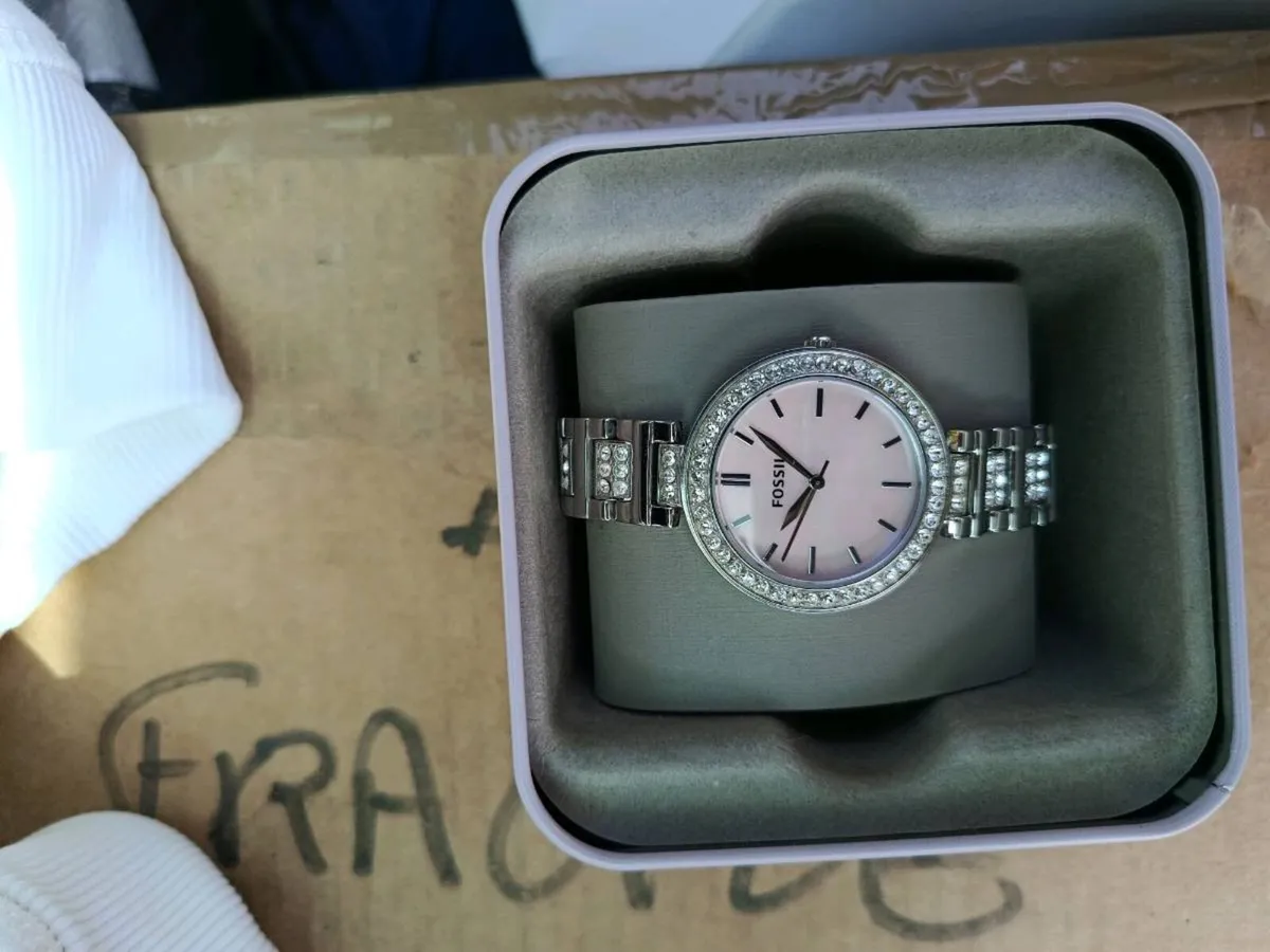 Fossil Karli BQ3182 Women's Silver Stainless Steel - Image 1