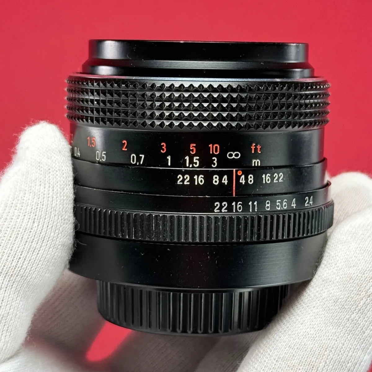 Carl Zeiss Jena Flektogon 35mm f/2.4  red MC M42 - Image 2