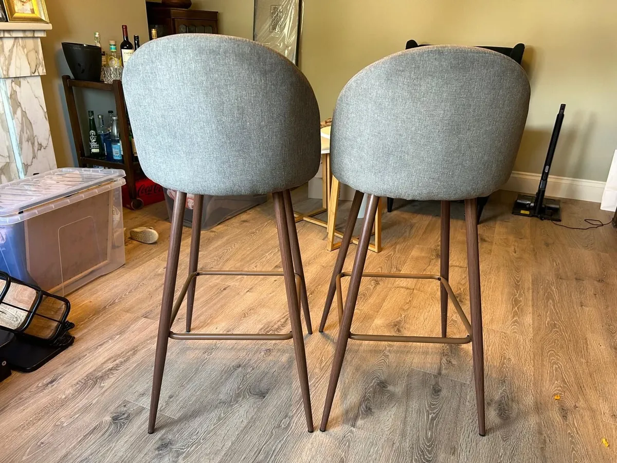 Bar Stools x 2 - Image 2