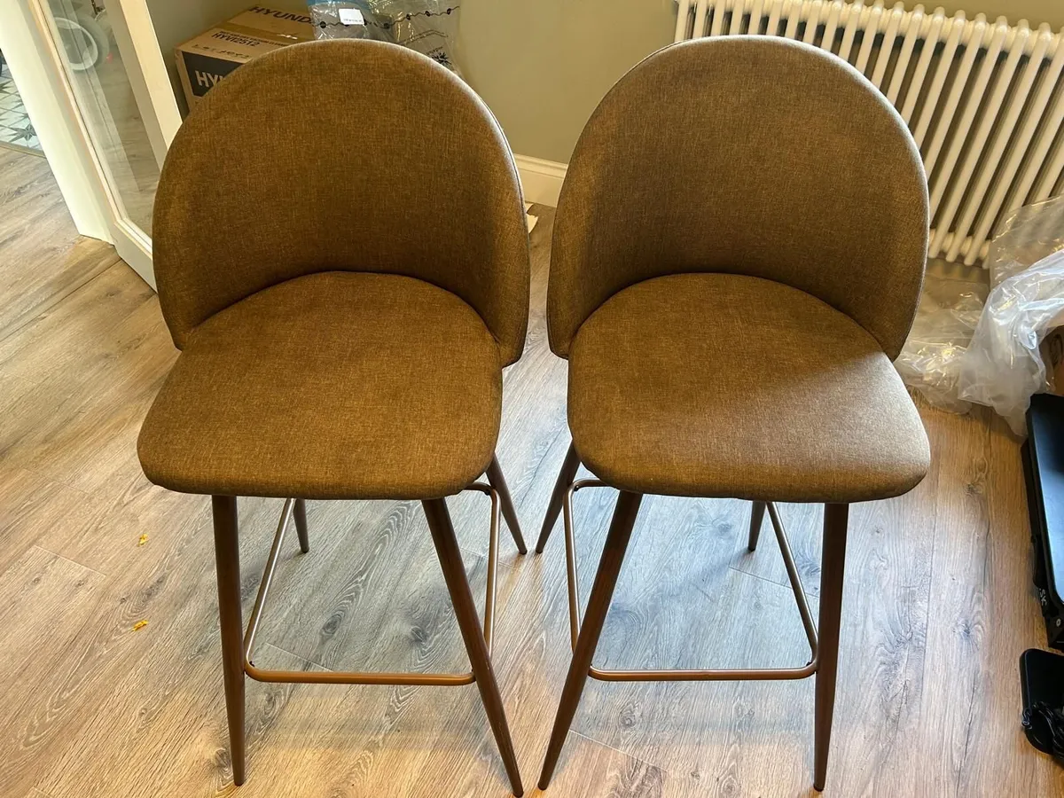 Bar Stools x 2 - Image 4