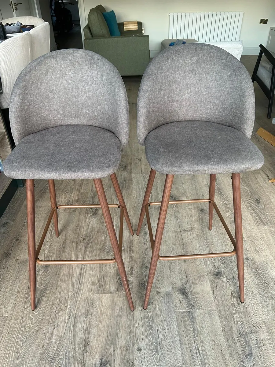Bar Stools x 2 - Image 1