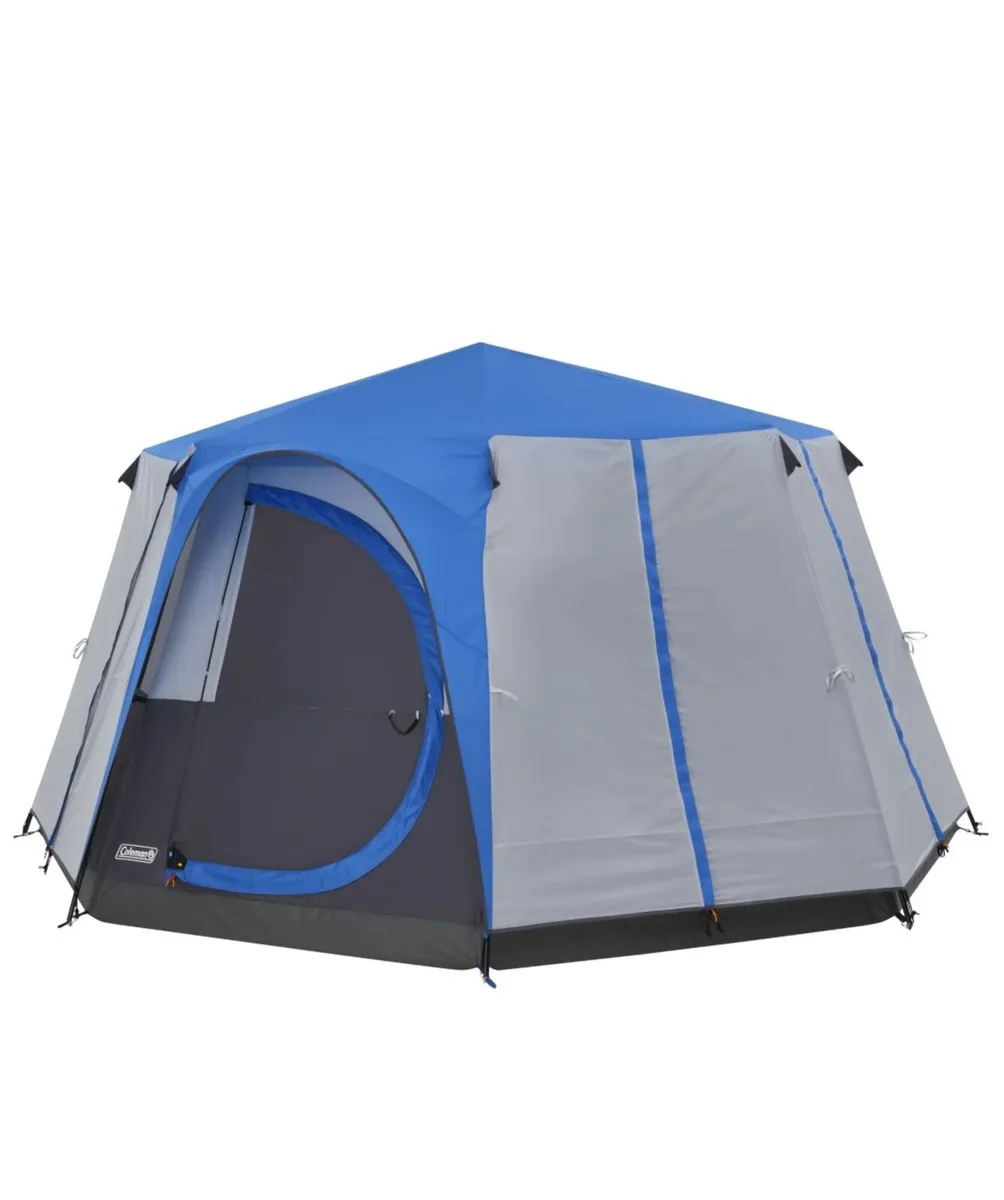 Camping Tent Coleman Octagon 8 Person Blue - Image 1