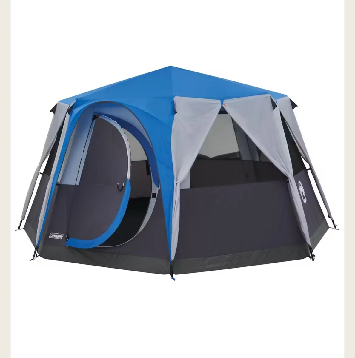 Camping Tent Coleman Octagon 8 Person Blue - Image 2