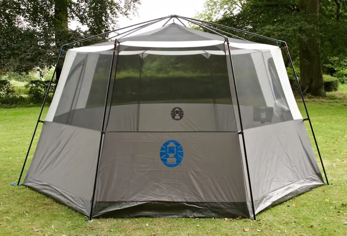 Camping Tent Coleman Octagon 8 Person Blue - Image 4
