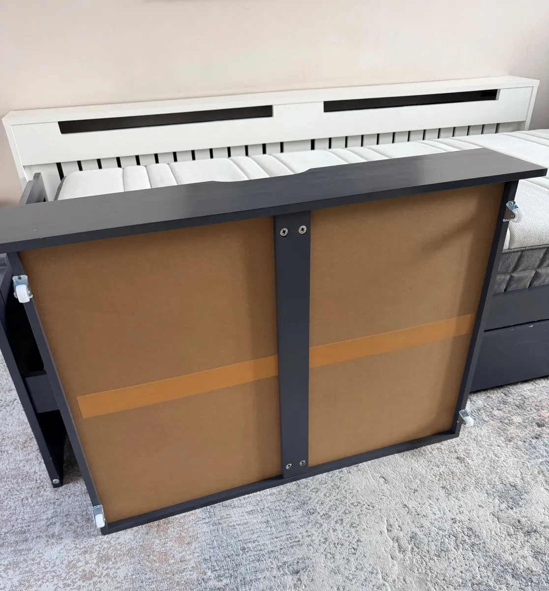 Single Bed with 2 Storage Drawers + IKEA Mattress - Image 2