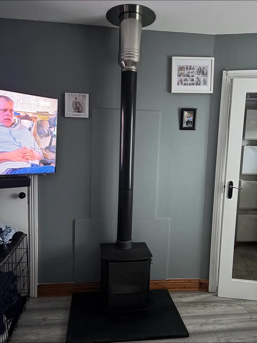Boru 4kw stove with twin wall flue system. - Image 1