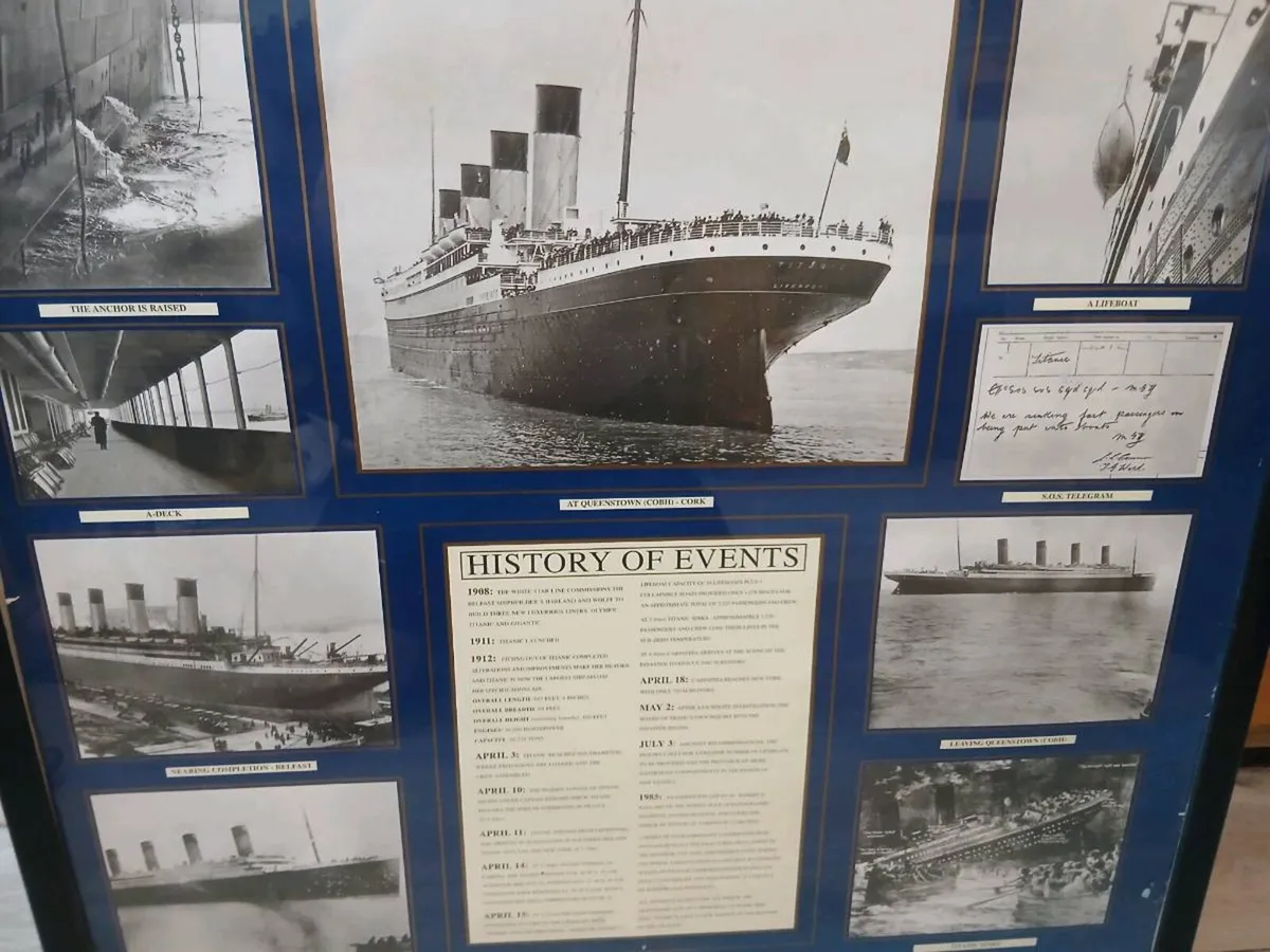 Framed Titanic Poster - Image 4