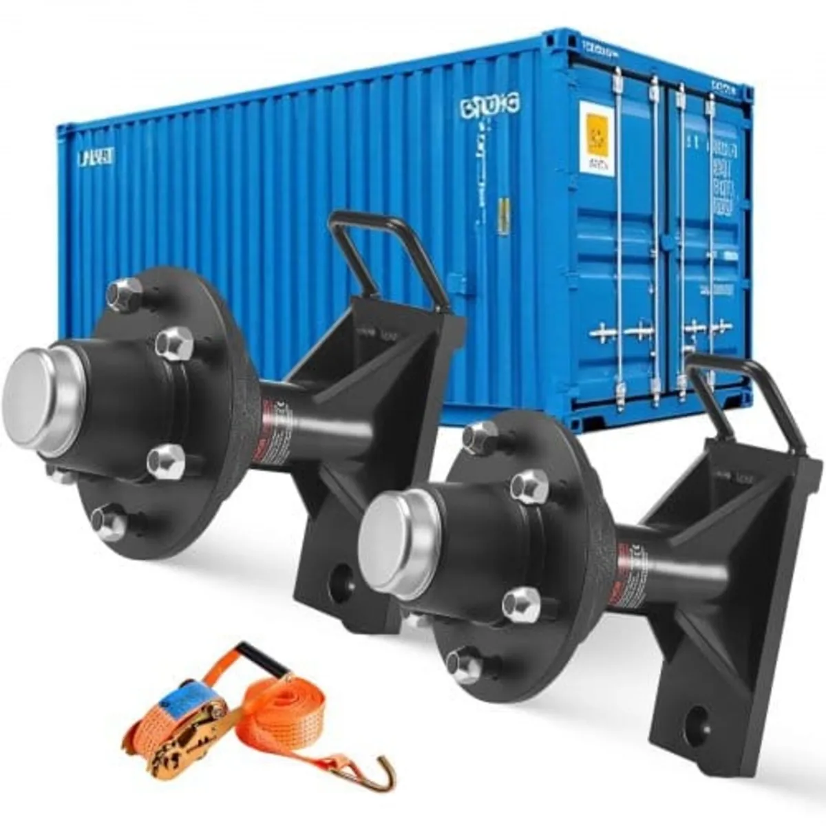 Shipping Container Wheels 6-Lug Wheels Kit, Heavy - Image 1