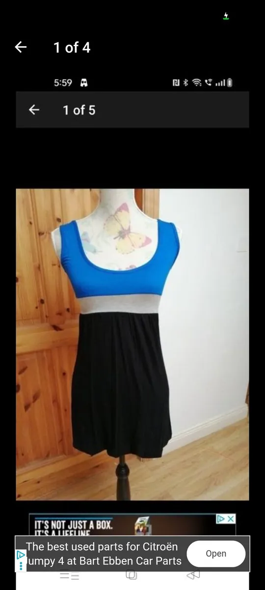 Ladies Jam Top. New with tags size 10 With Stretch - Image 1