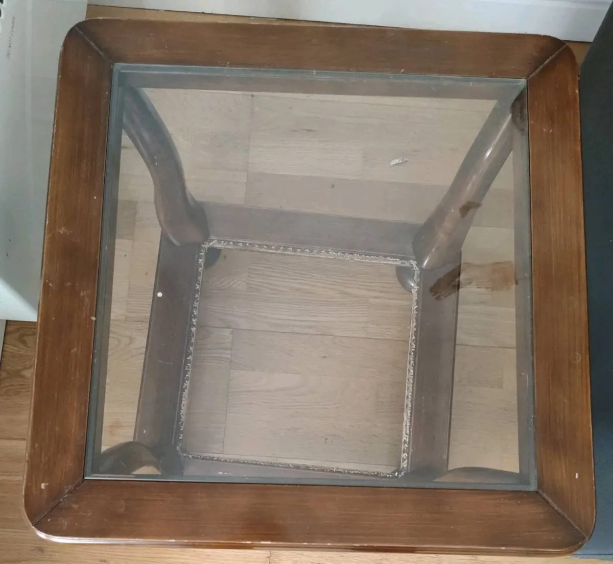 Solid wooden side table - Image 1
