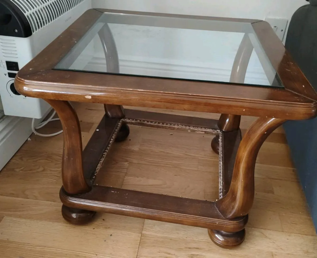 Solid wooden side table - Image 2