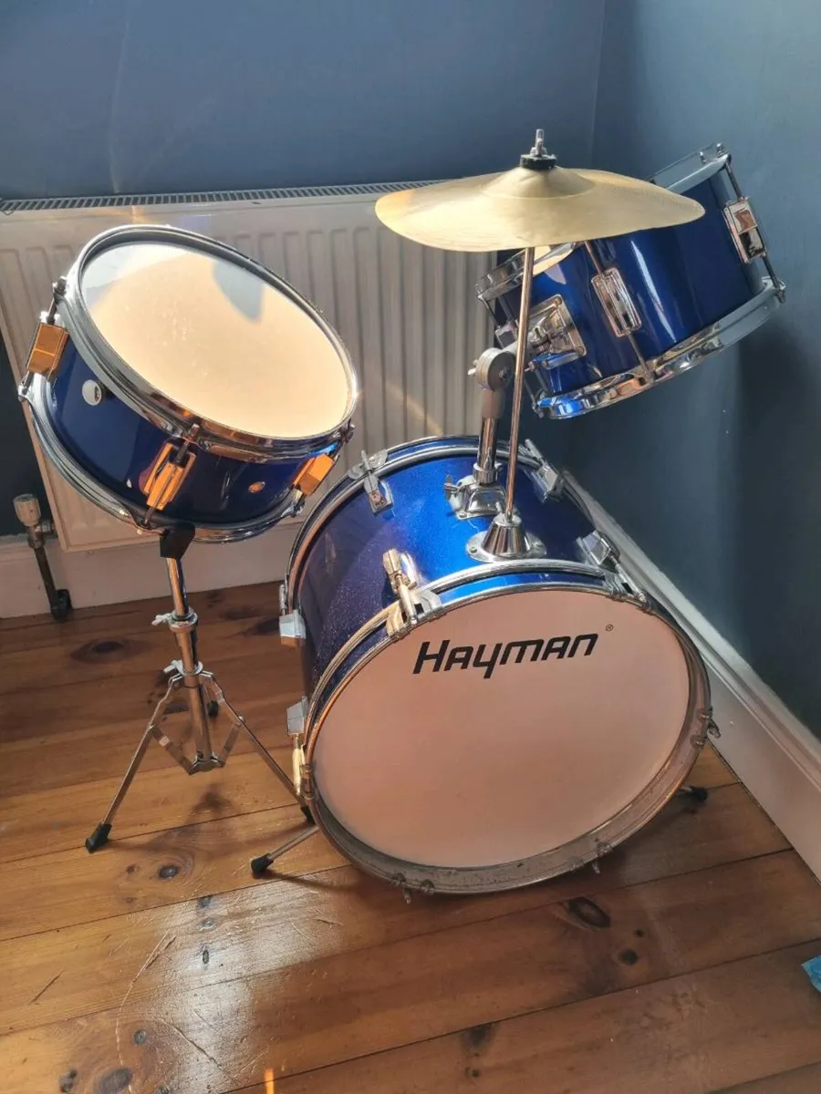 Hayman 3 piece junior drum set - Image 1