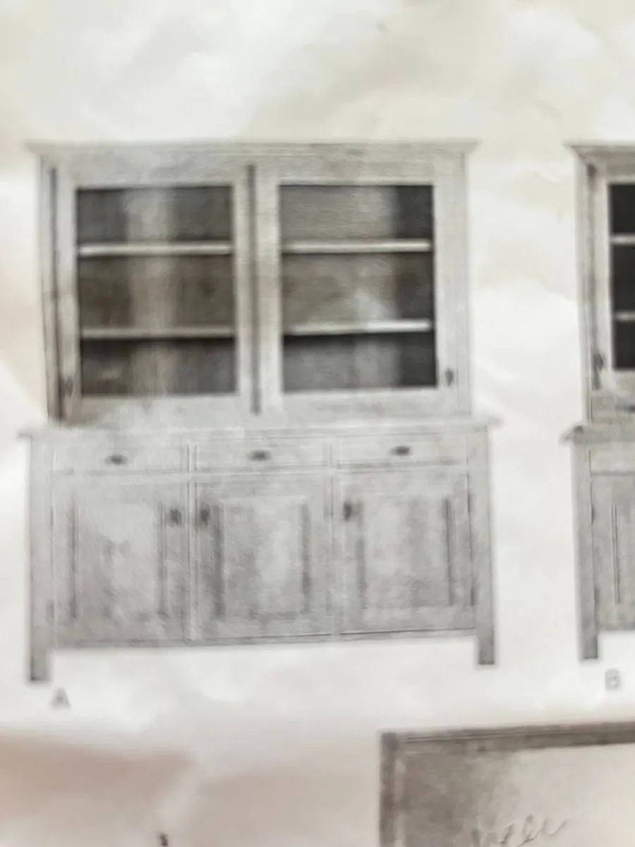Beautiful large painted solid Oak kitchen unit - Image 4