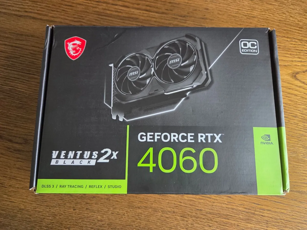 MSI GeForce RTX 4060 VENTUS 2x Black 8G OC - Image 1