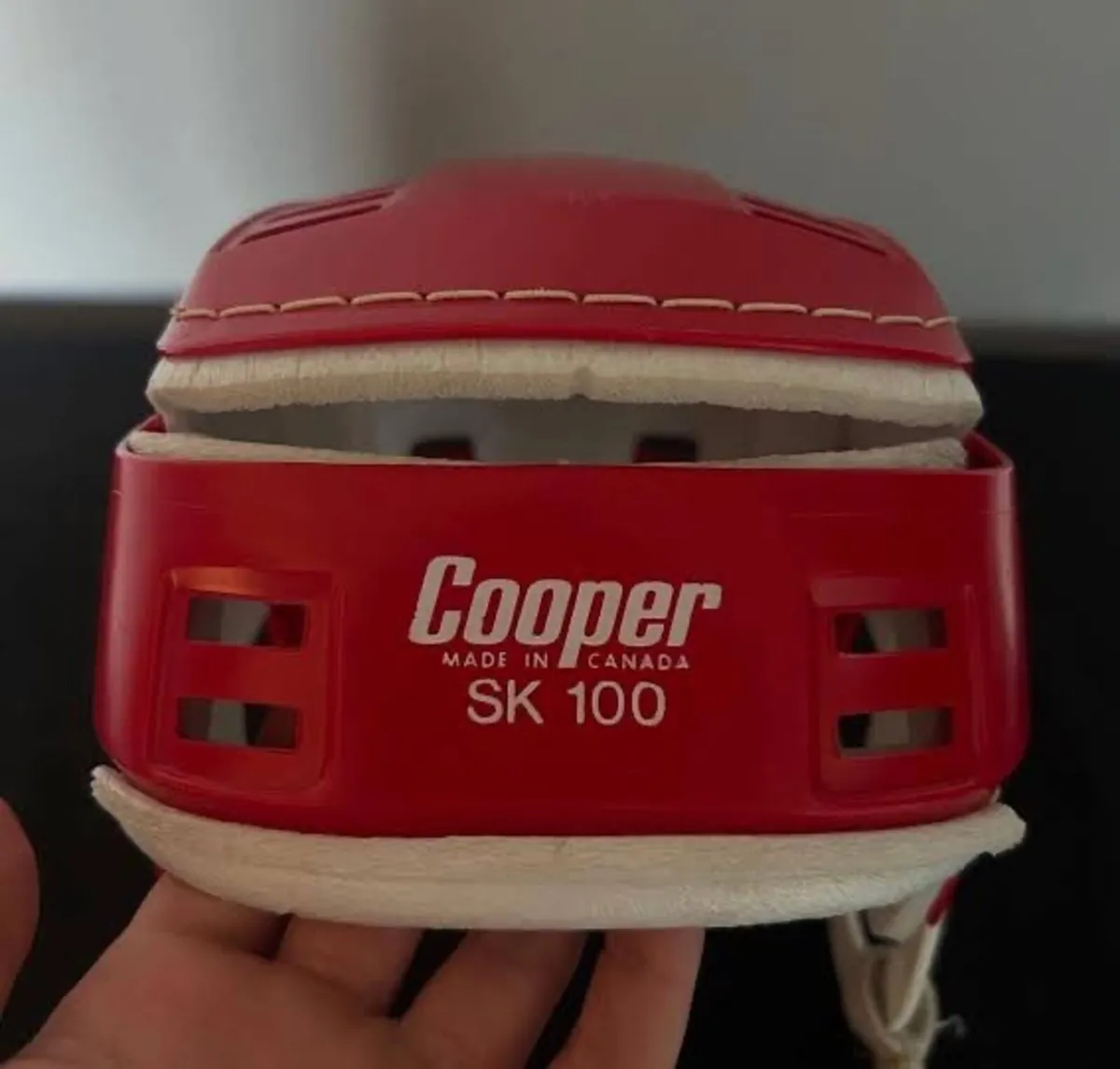 Oldstyle Red Cooper helmet WANTED* cash waiting