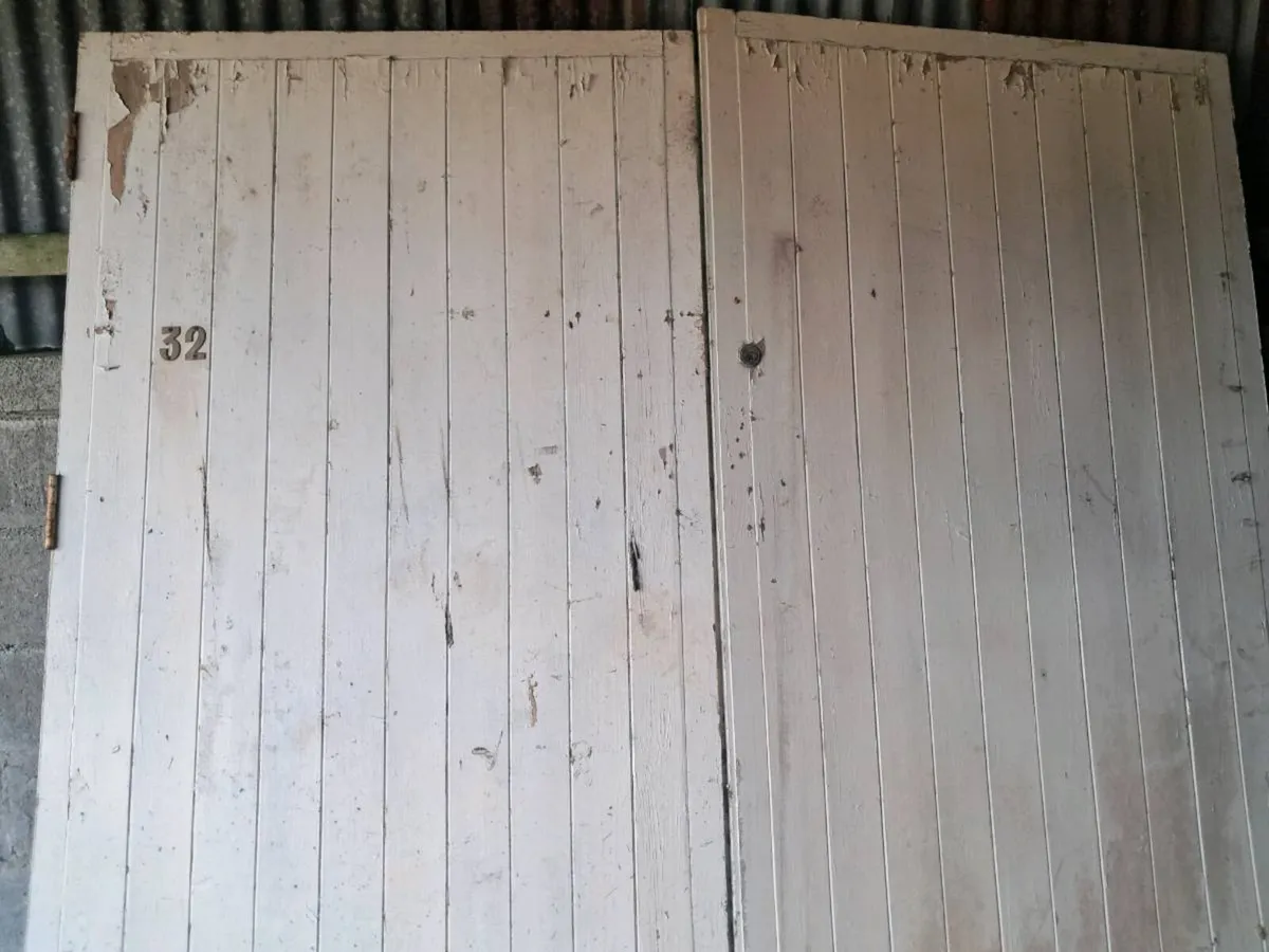 Pair of garage doors - Image 3