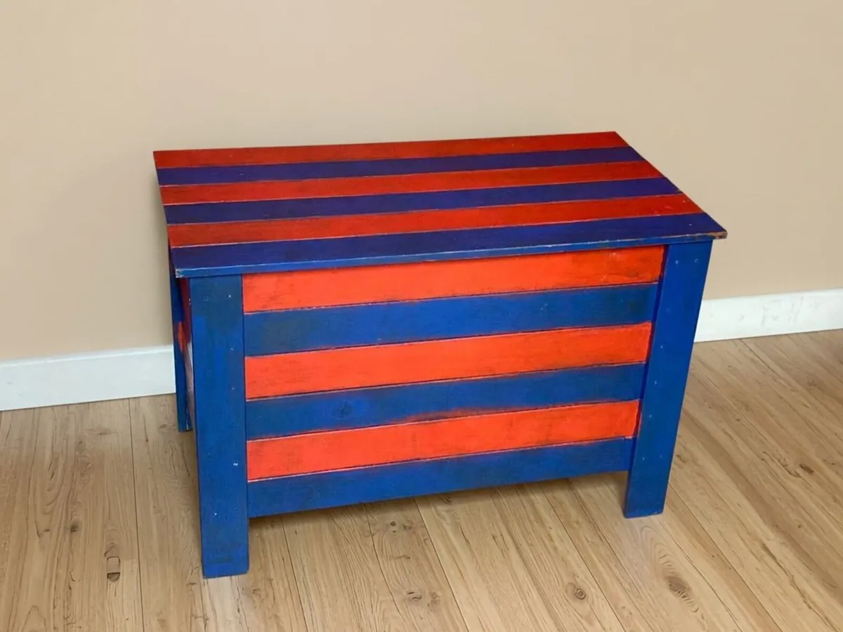 Large Wooden Storage Box / Blanket Chest - Image 2
