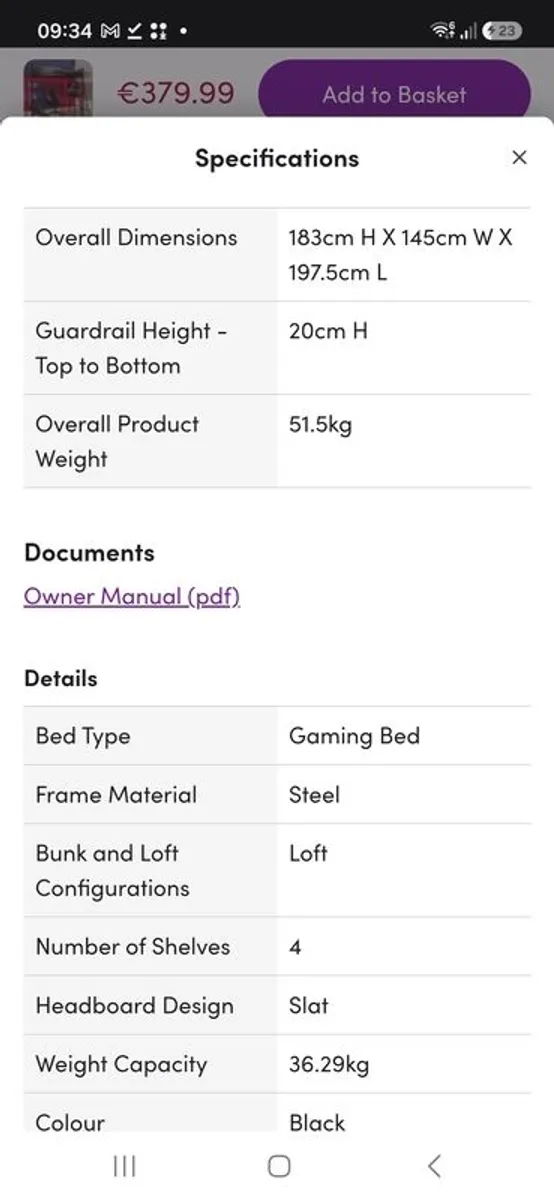 X Rocker gaming bed - Image 2