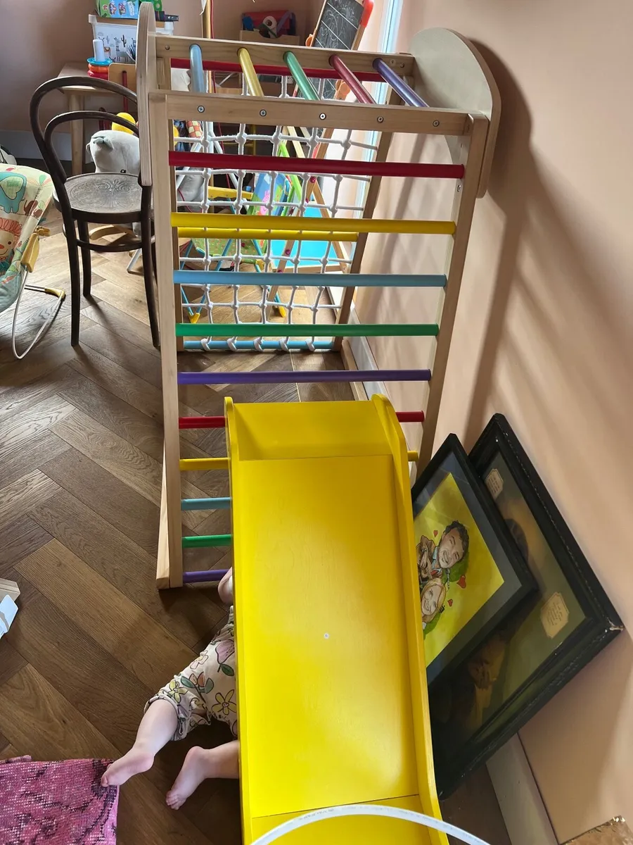 Climbing frame with slide - Image 2
