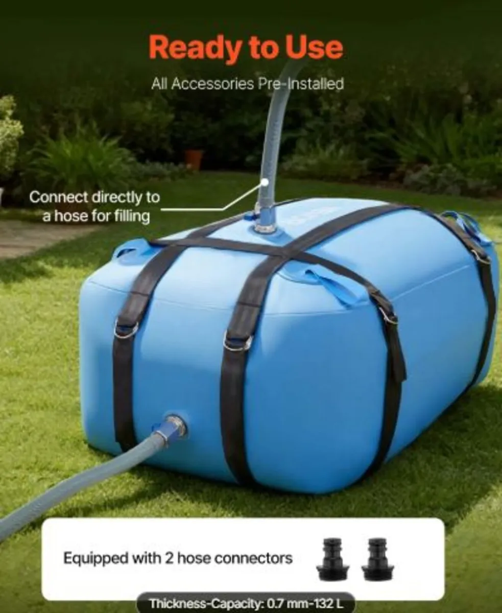 Water Storage Bladder, 132L Large Capacity TPU - Image 3