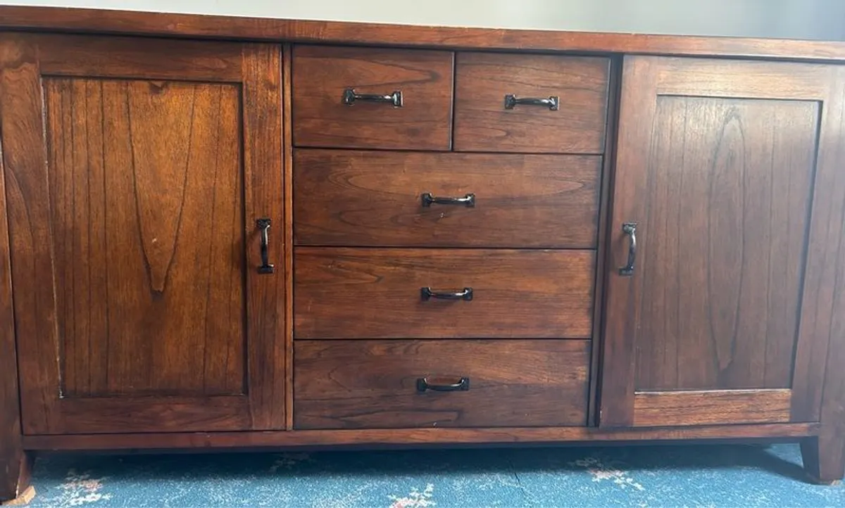Sideboard & matching mirror - Image 2