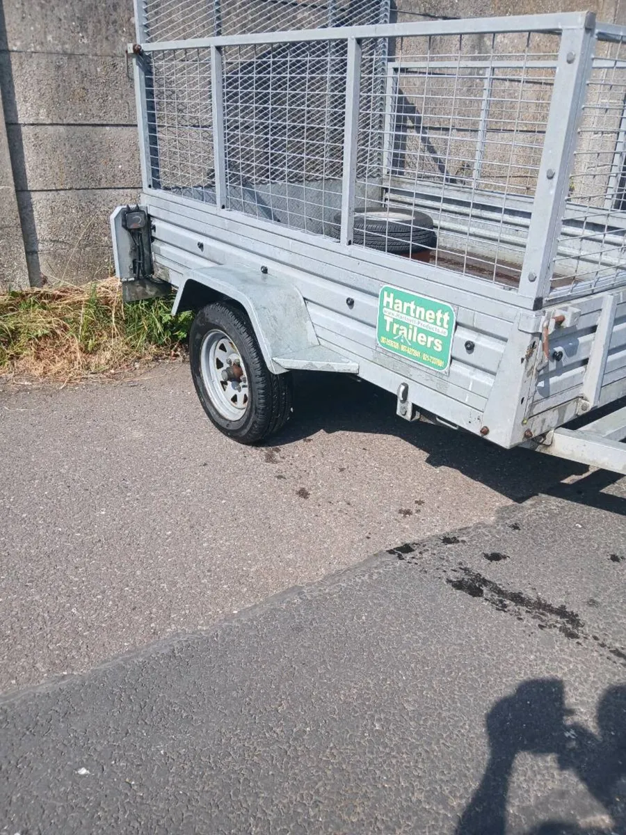 7ft by 5ft galvanized trailer - Image 3