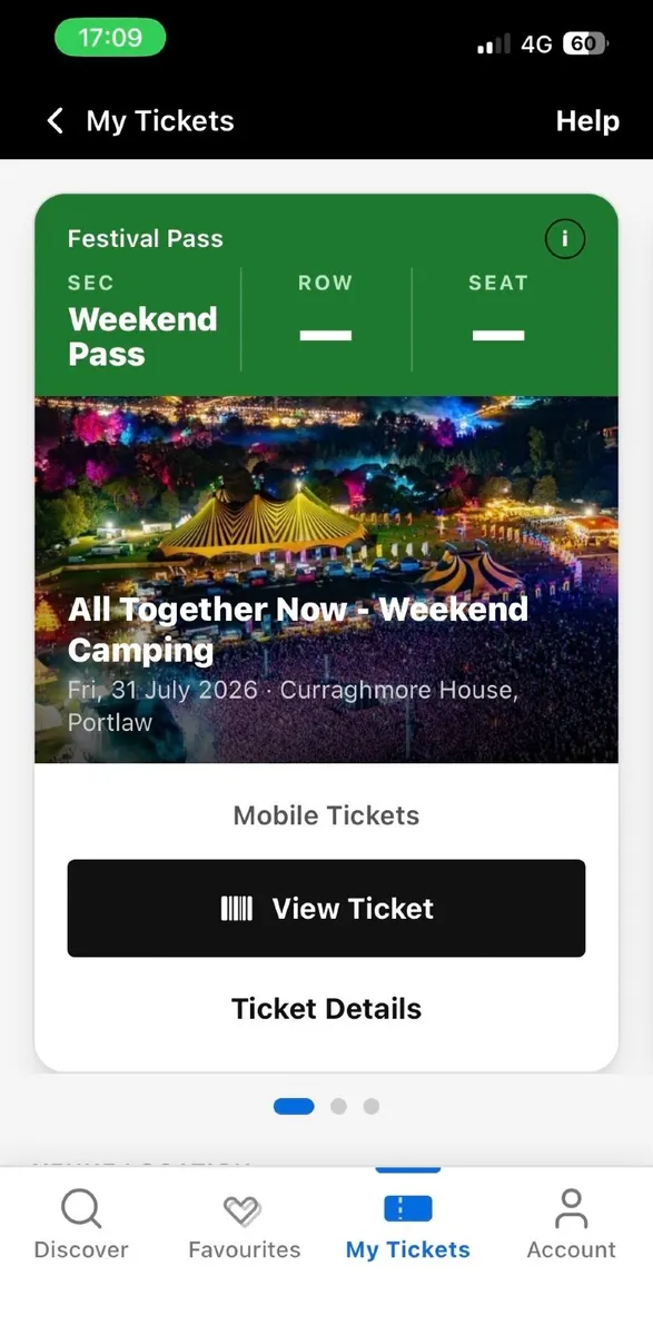 All together now weekend camping tickets - Image 2