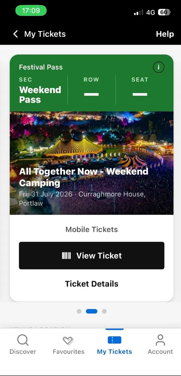 All together now weekend camping tickets - Image 3