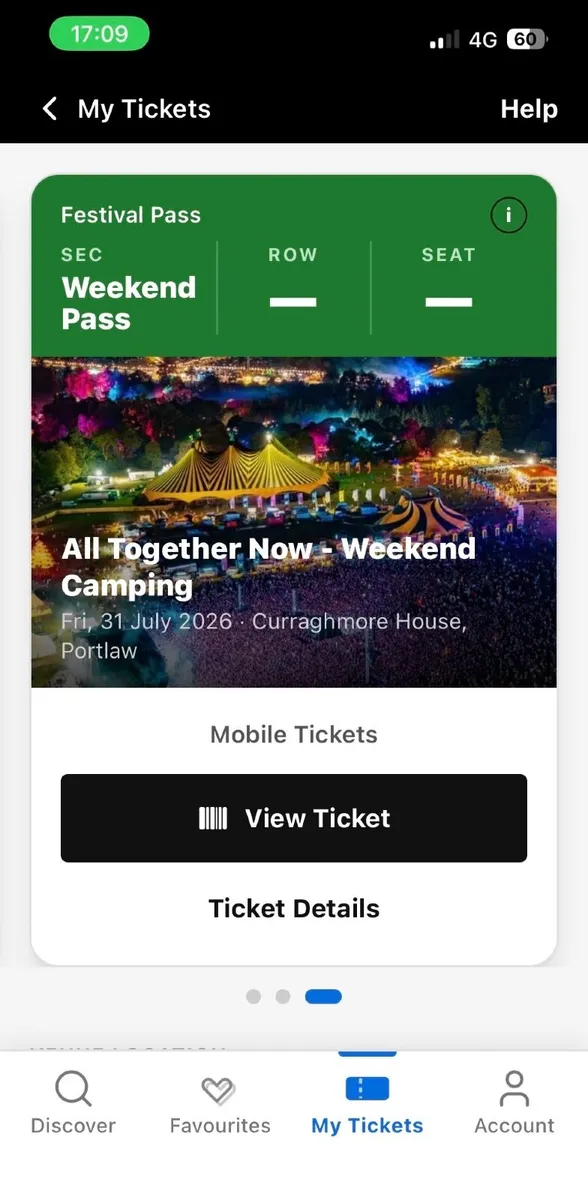 All together now weekend camping tickets - Image 4
