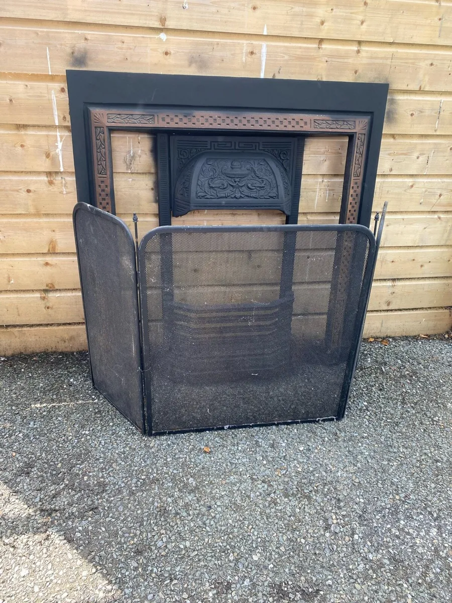 Cast iron fireplace surround - Image 2