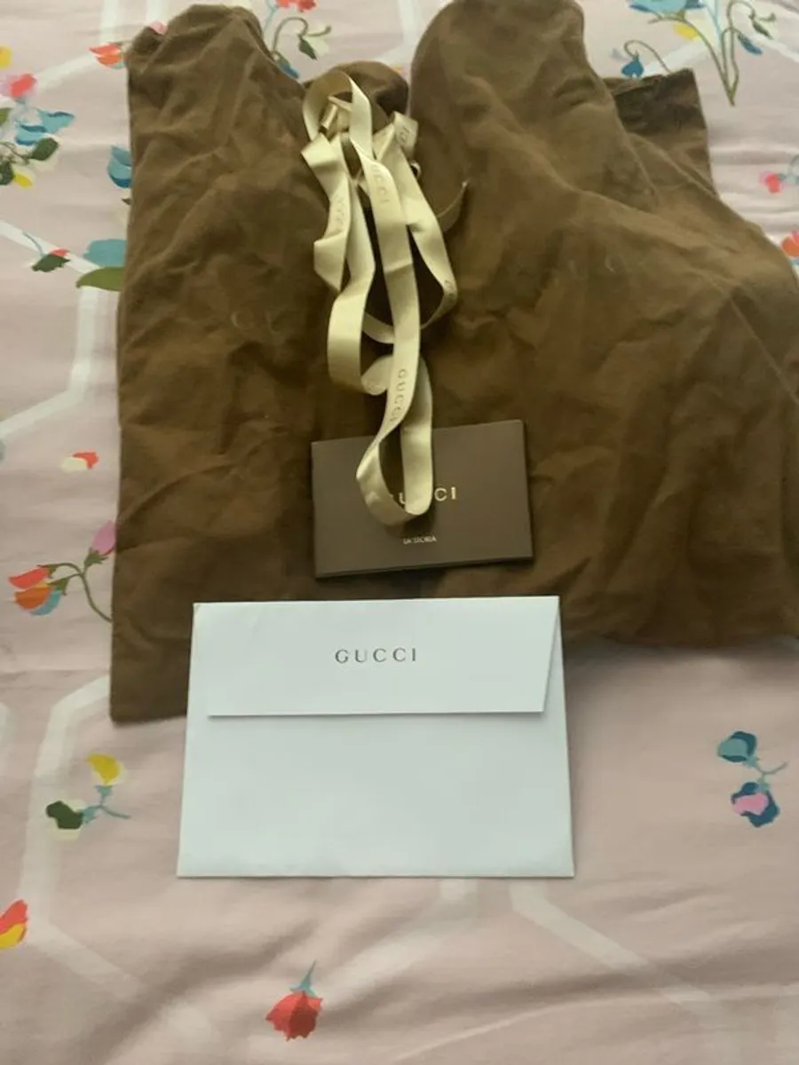 Mens Gucci monogram driving shoe size 10 - Image 4