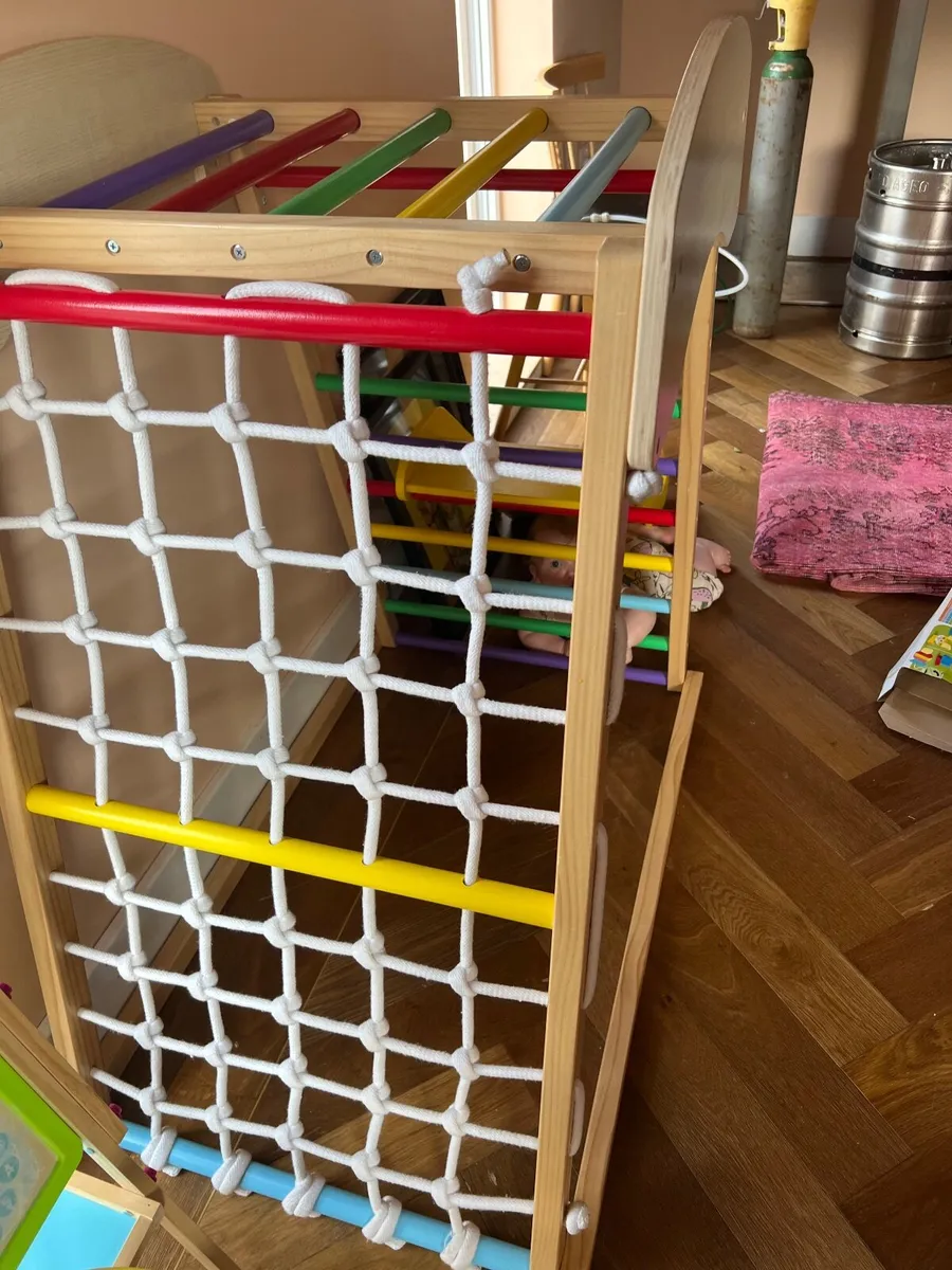 Climbing frame with slide - Image 1