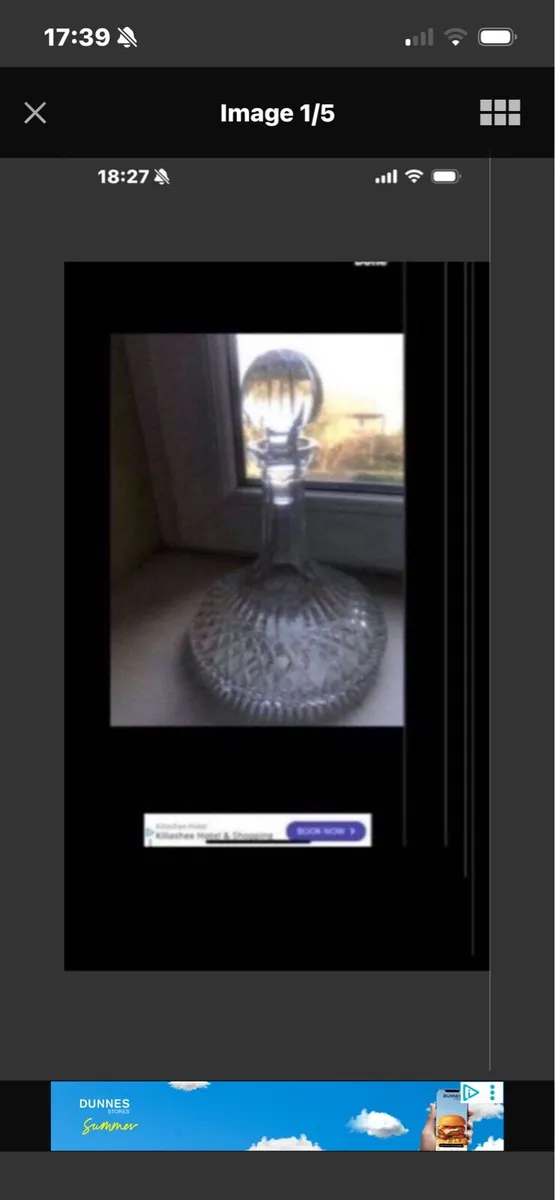 Waterford Crystal Tramore Ships Decanter - Image 1