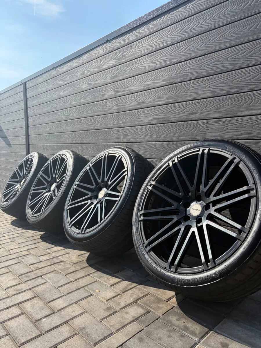 22” BMW X5 F15 RIVERA ALLOY WHEELS & TYRES - Image 1