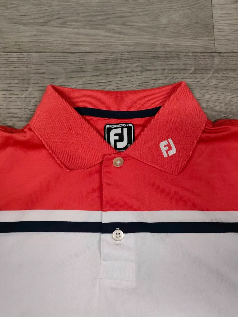 FootJoy FJ Golf Polo Shirt Mens Medium - Image 4