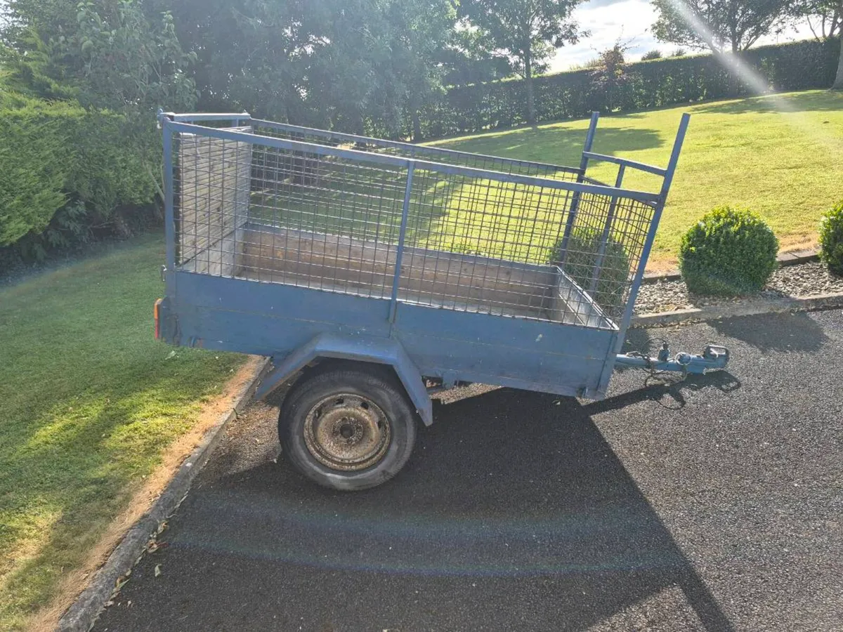 72inc x 42inc high side axel trailer. - Image 2