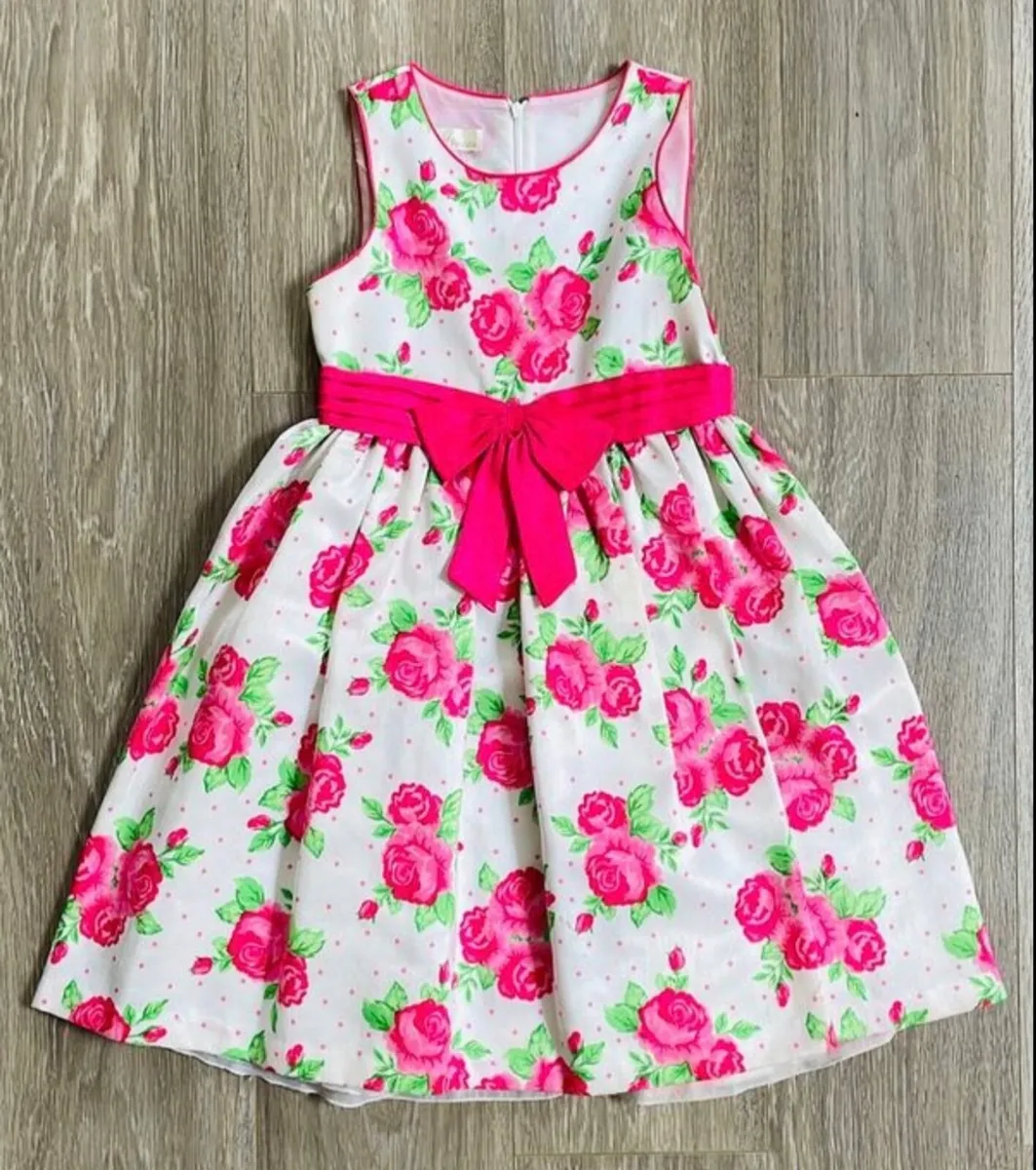 Girls Floral Party Dress: Age 8  (7-8yrs / 8-9yrs) - Image 1