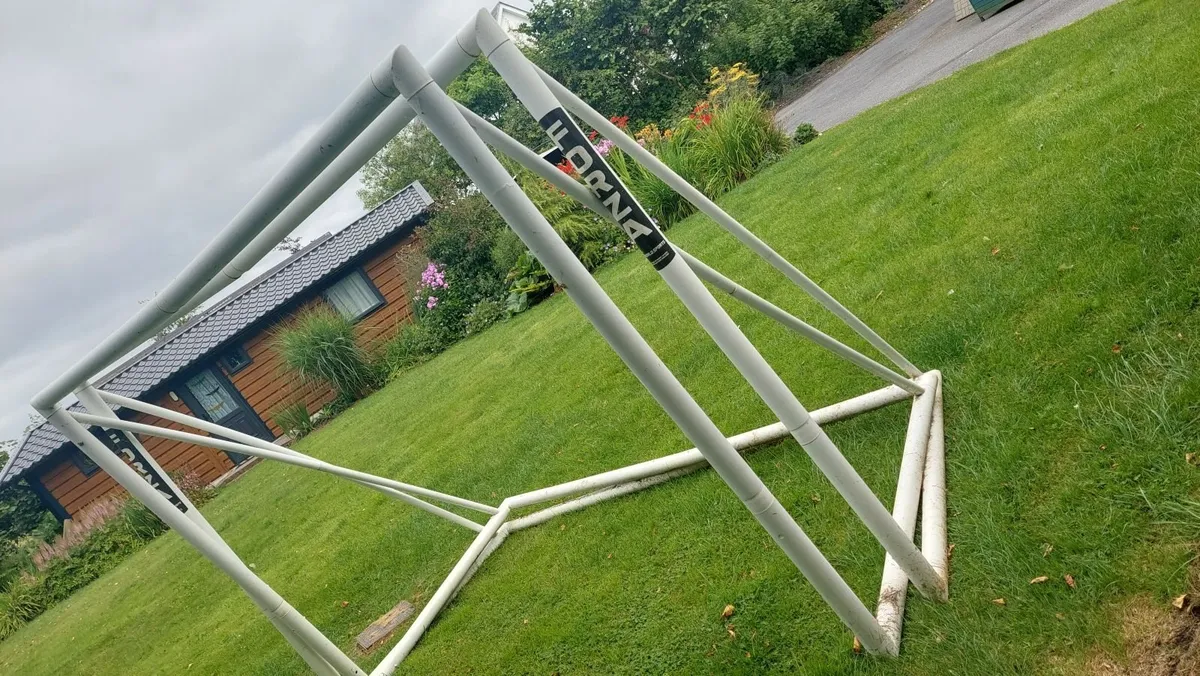 Hurling rebounder and soccer goals - Image 1