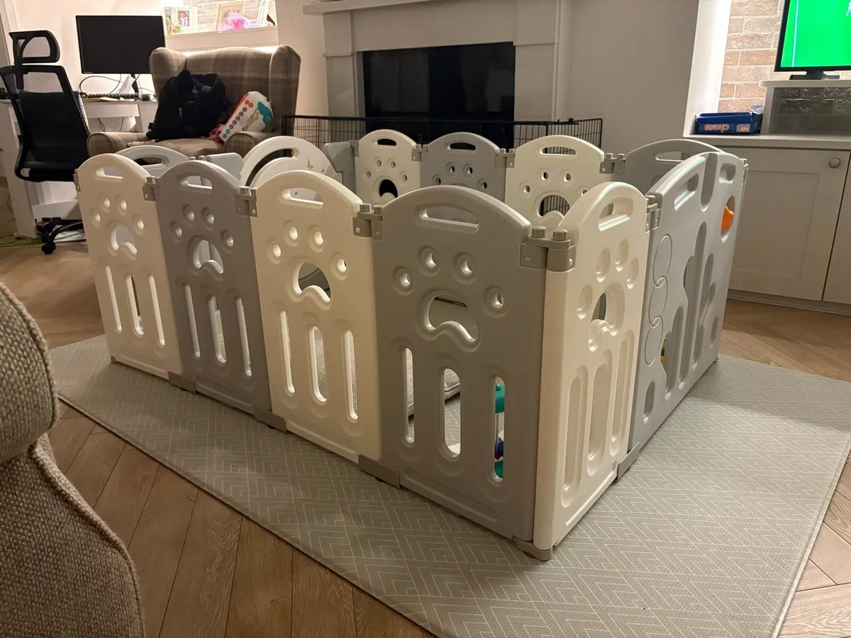 Baby playpen / safety play yard from smyths - Image 1