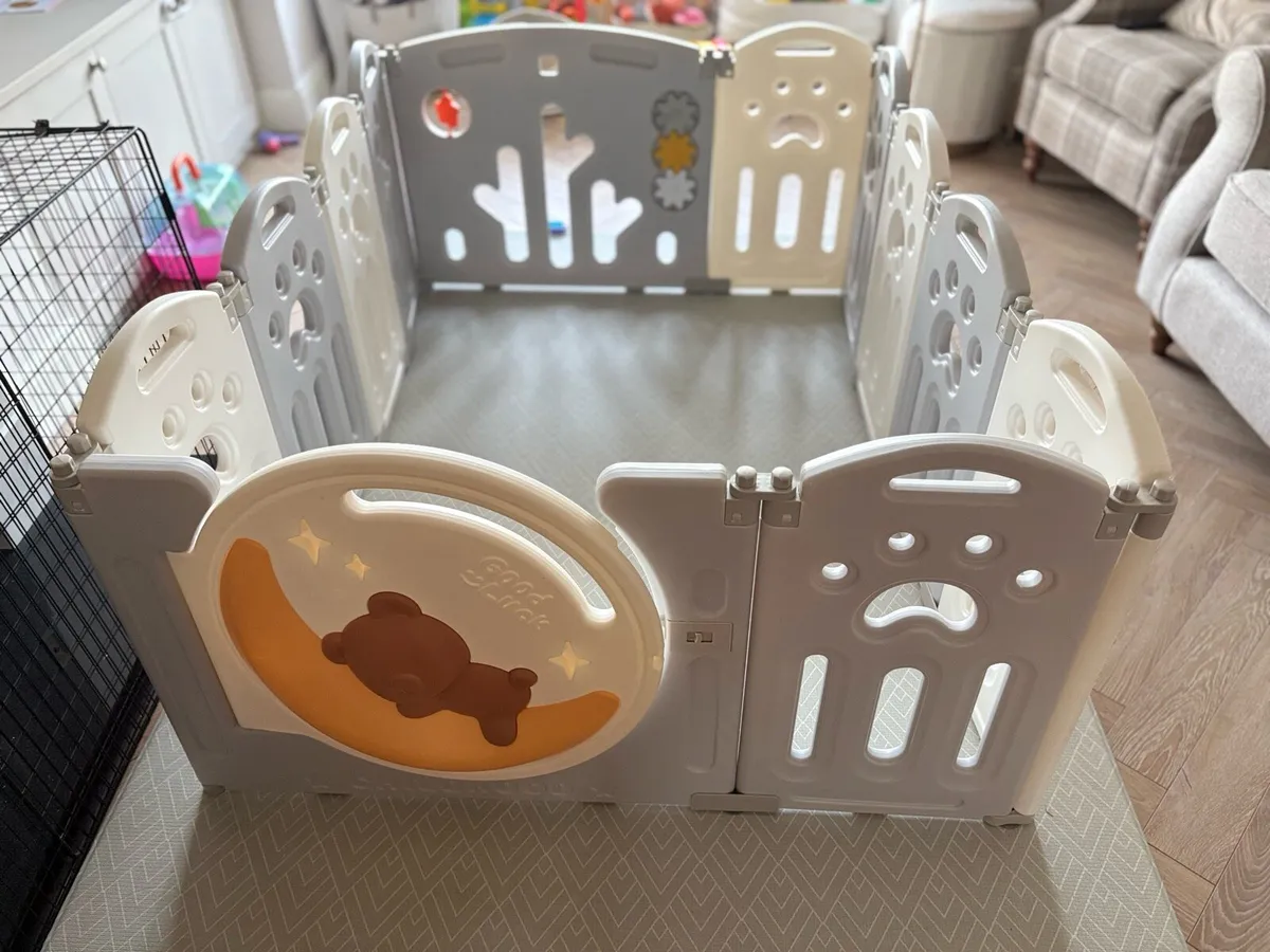 Baby playpen / safety play yard from smyths - Image 2