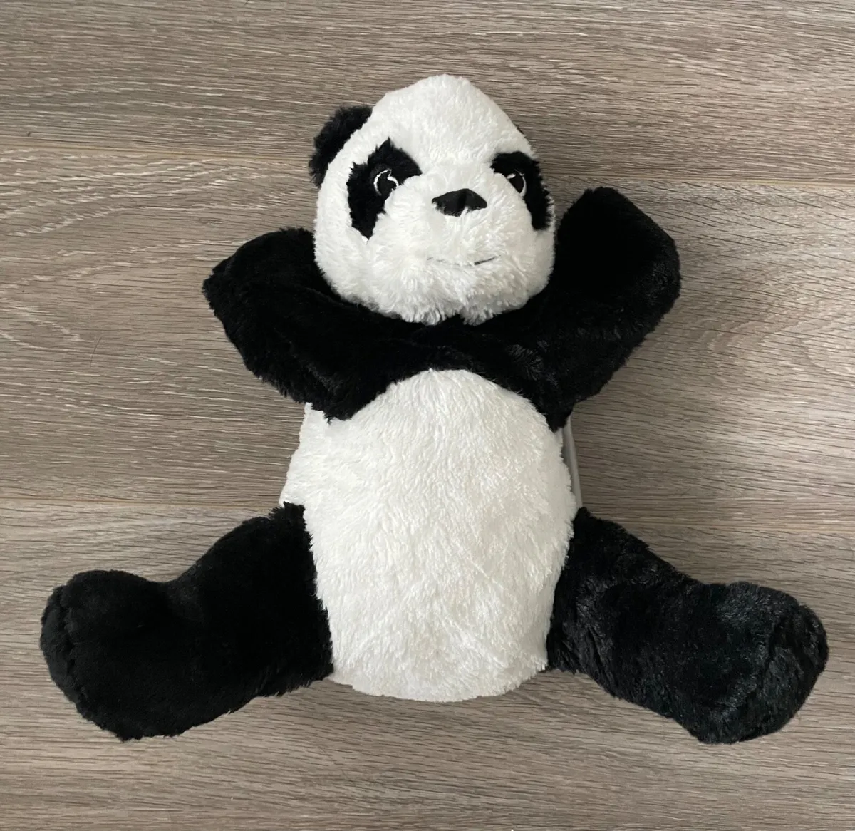 panda plush toy features embroidered eyes - Image 2