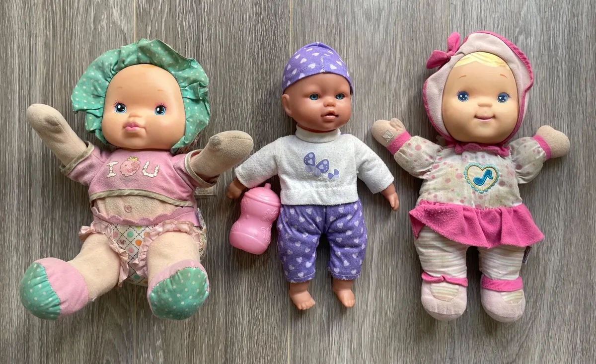 Well loved dolls for loving and nurture play