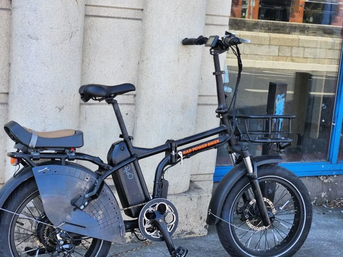 Ebikes Rad Power Bikes Mini 4 Cargo Famaly. - Image 4