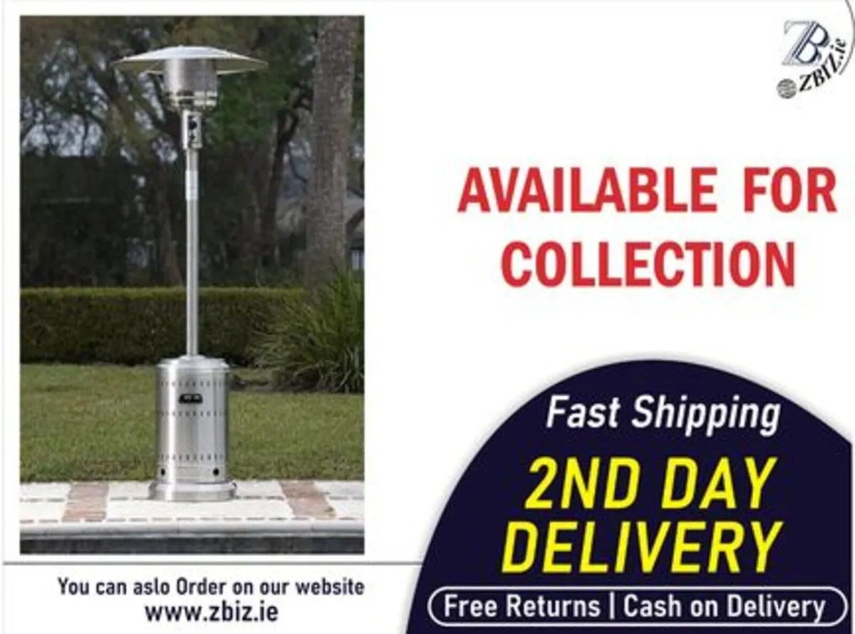 Patio Heater, Mushroom Heater, Steel. - Image 1
