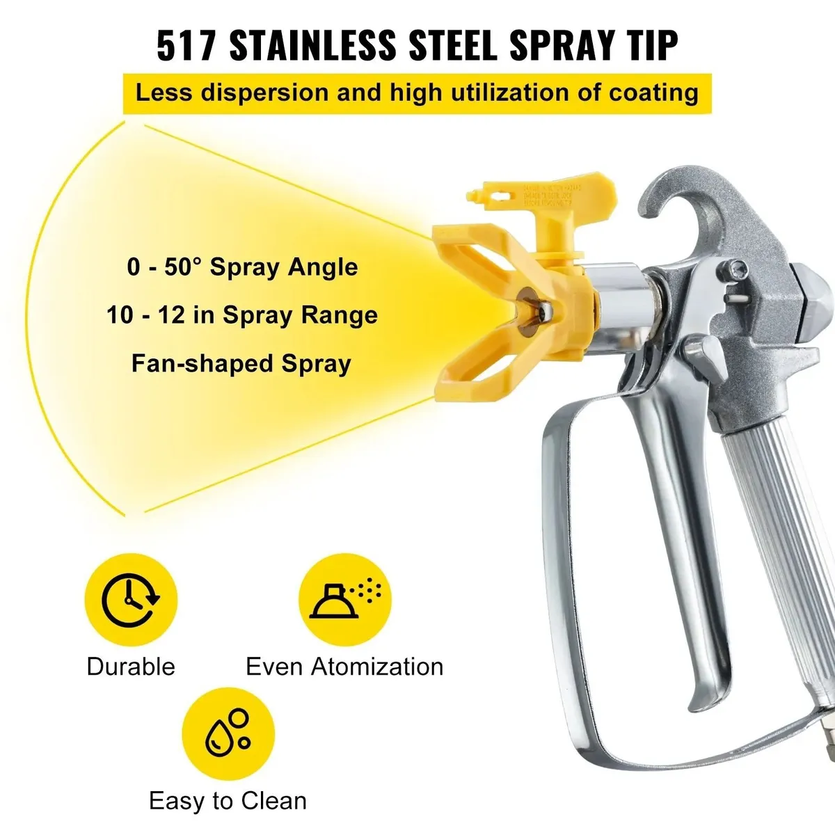 Professional Airless Paint Sprayer Gun Kit - Image 2