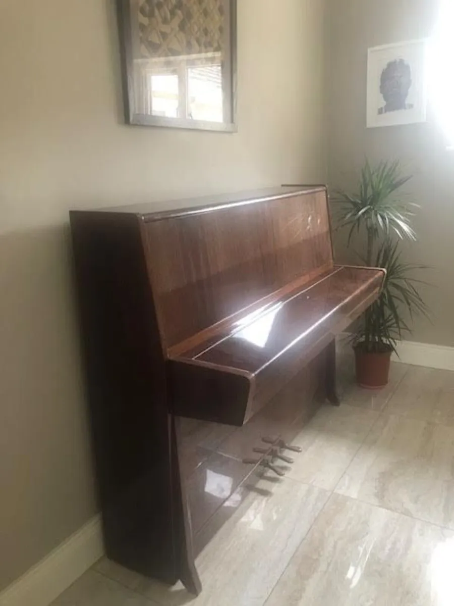 Petrof Upright Piano and stool - Image 2