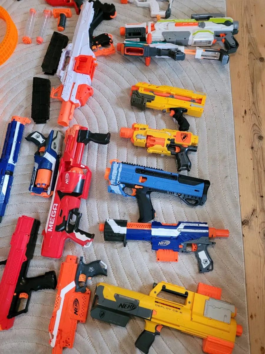 Nerf guns and x-shot guns. - Image 2